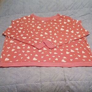 AnyBody Pink Heart Women's Top Size 2X